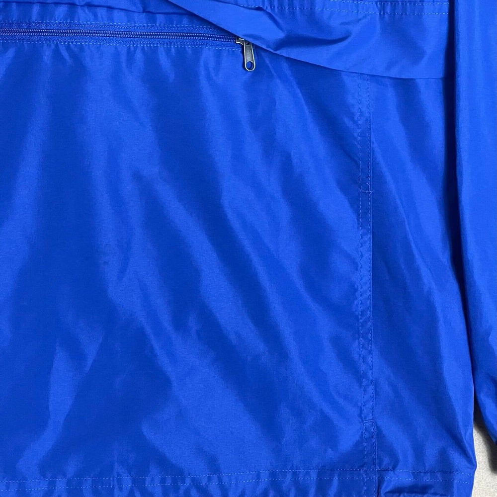 Champion 1/2 Zip Hoodie Windbreaker Rain Jacket Mens‎ S Blue Lightweight - Picture 4 of 12